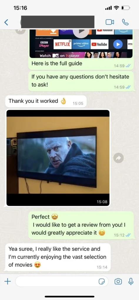 WhatsApp conversation screenshot visual 1