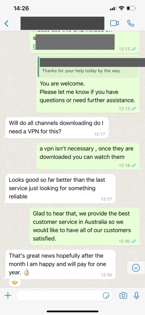 WhatsApp conversation screenshot visual 3